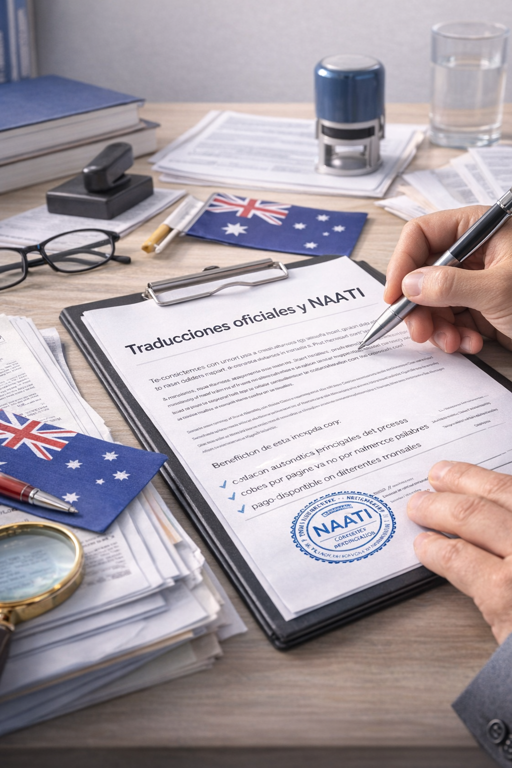 Traducciones oficiales y NAATI para estudiantes internacionales en Australia